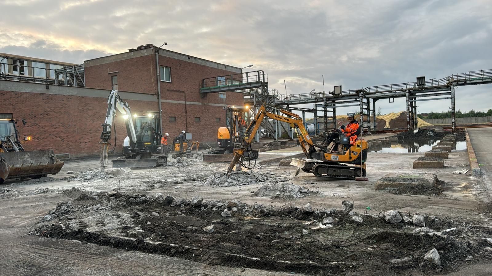 Chantier de gros œuvre A Constructions Nord